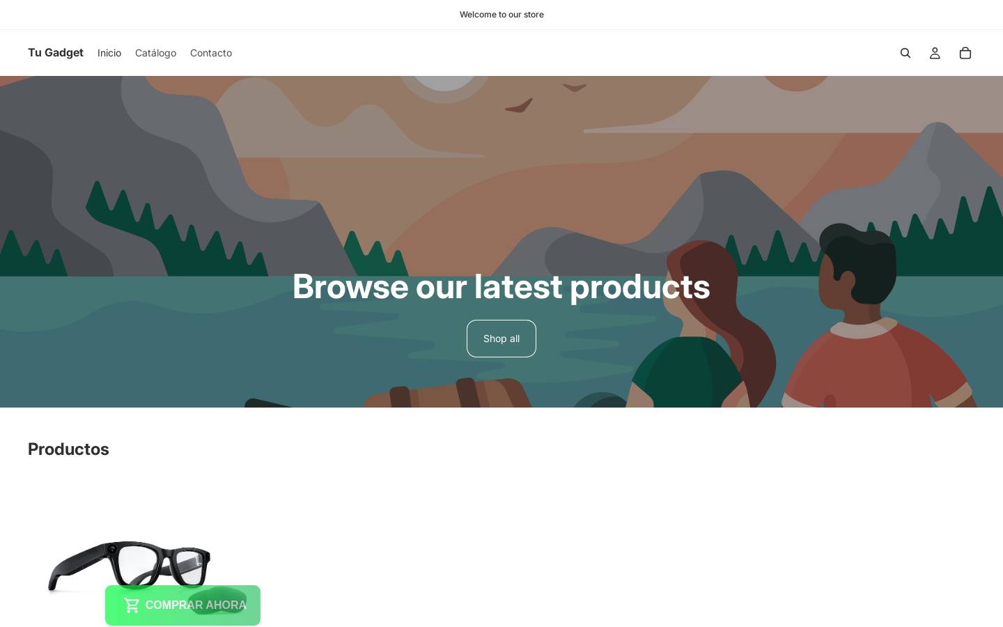 tugadget.shop homepage screenshot