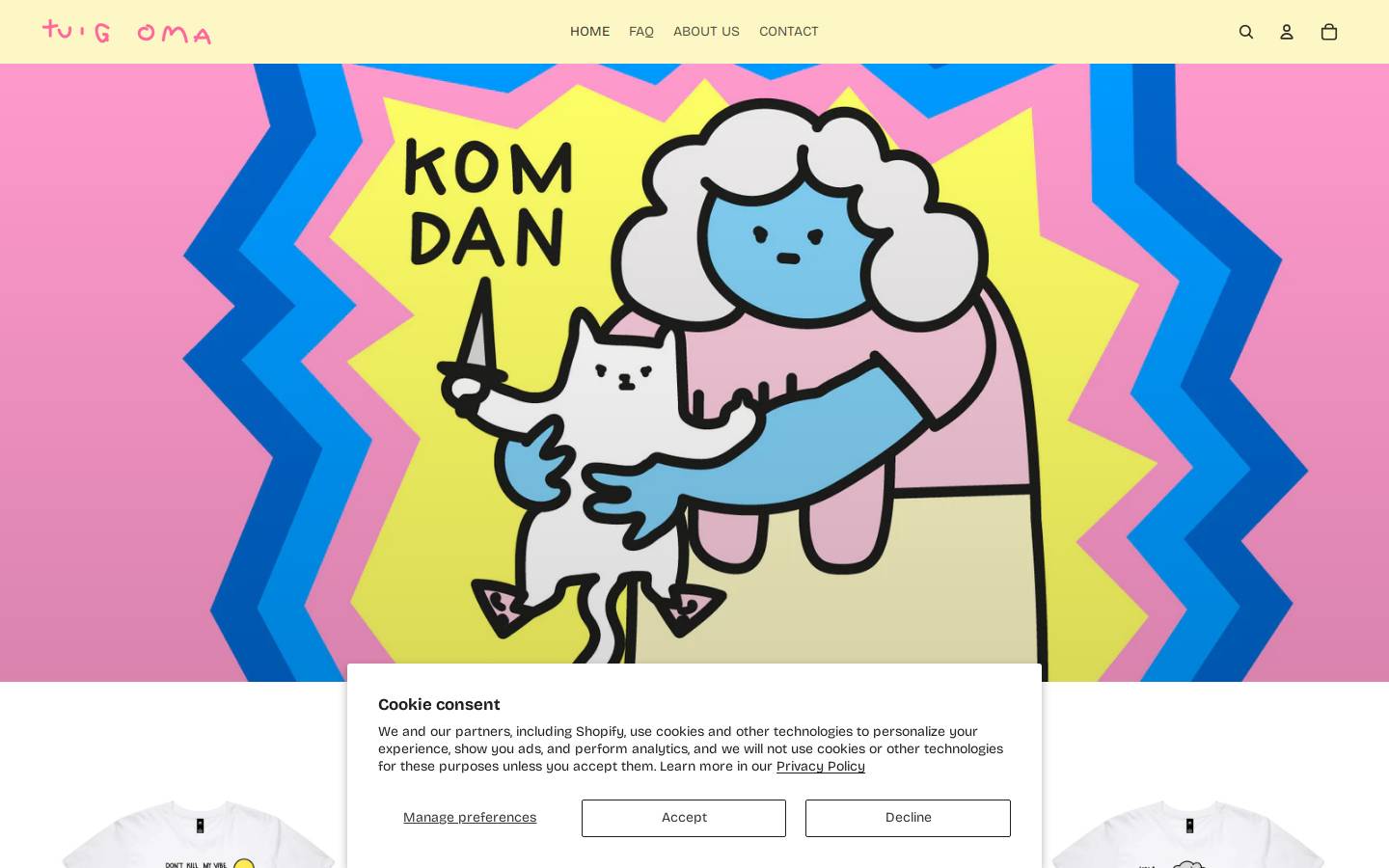 tuigoma.com homepage screenshot