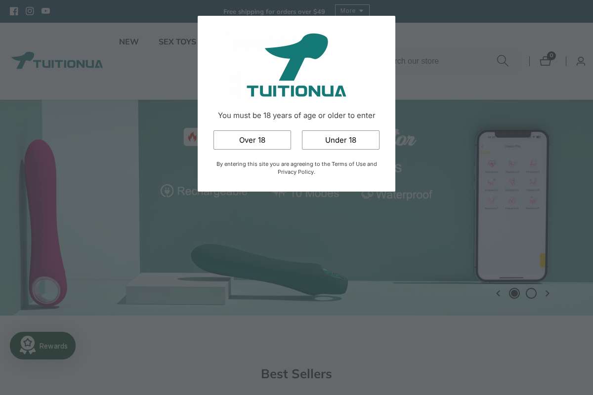 Tuitionua homepage screenshot
