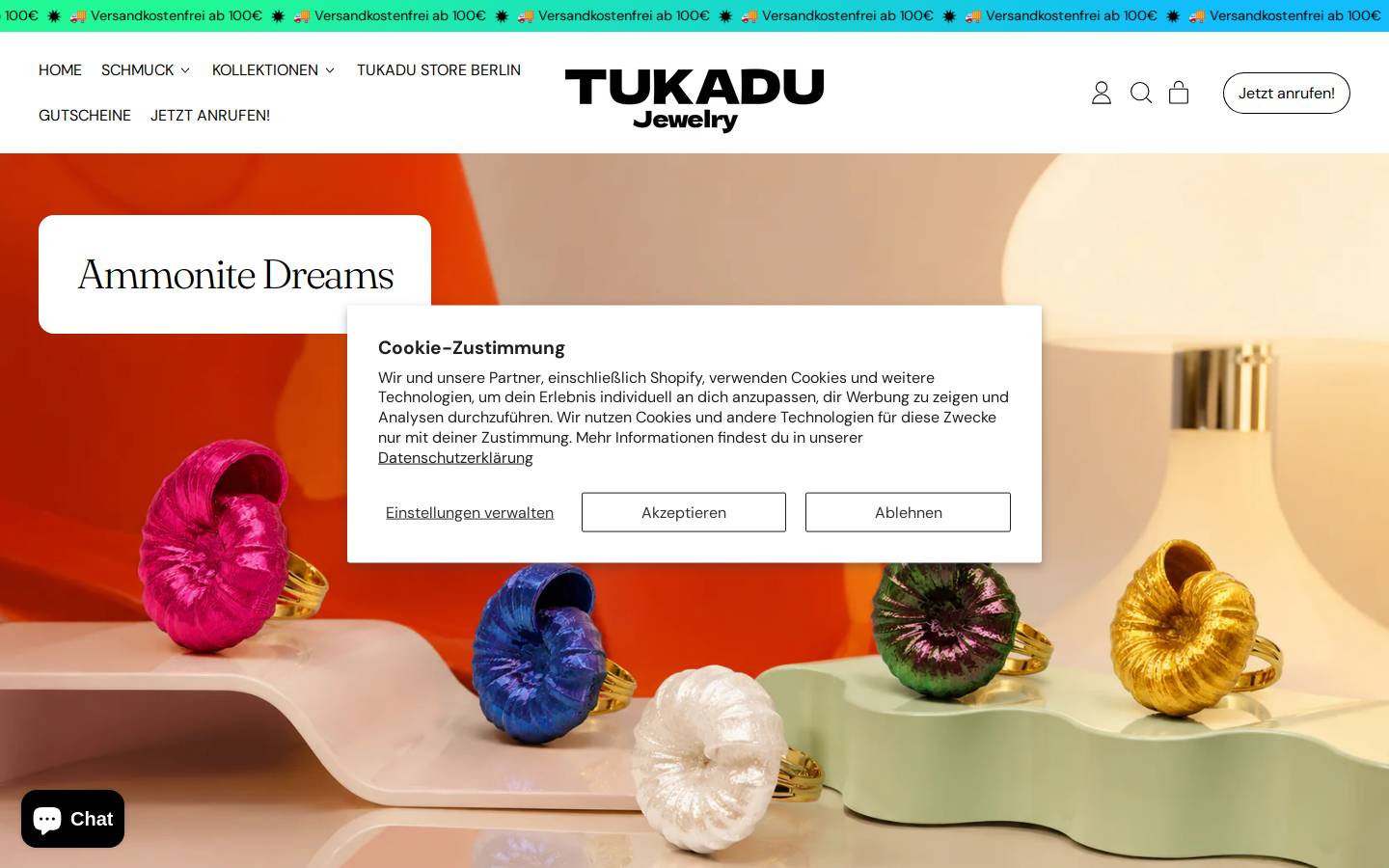 tukadu.de homepage screenshot