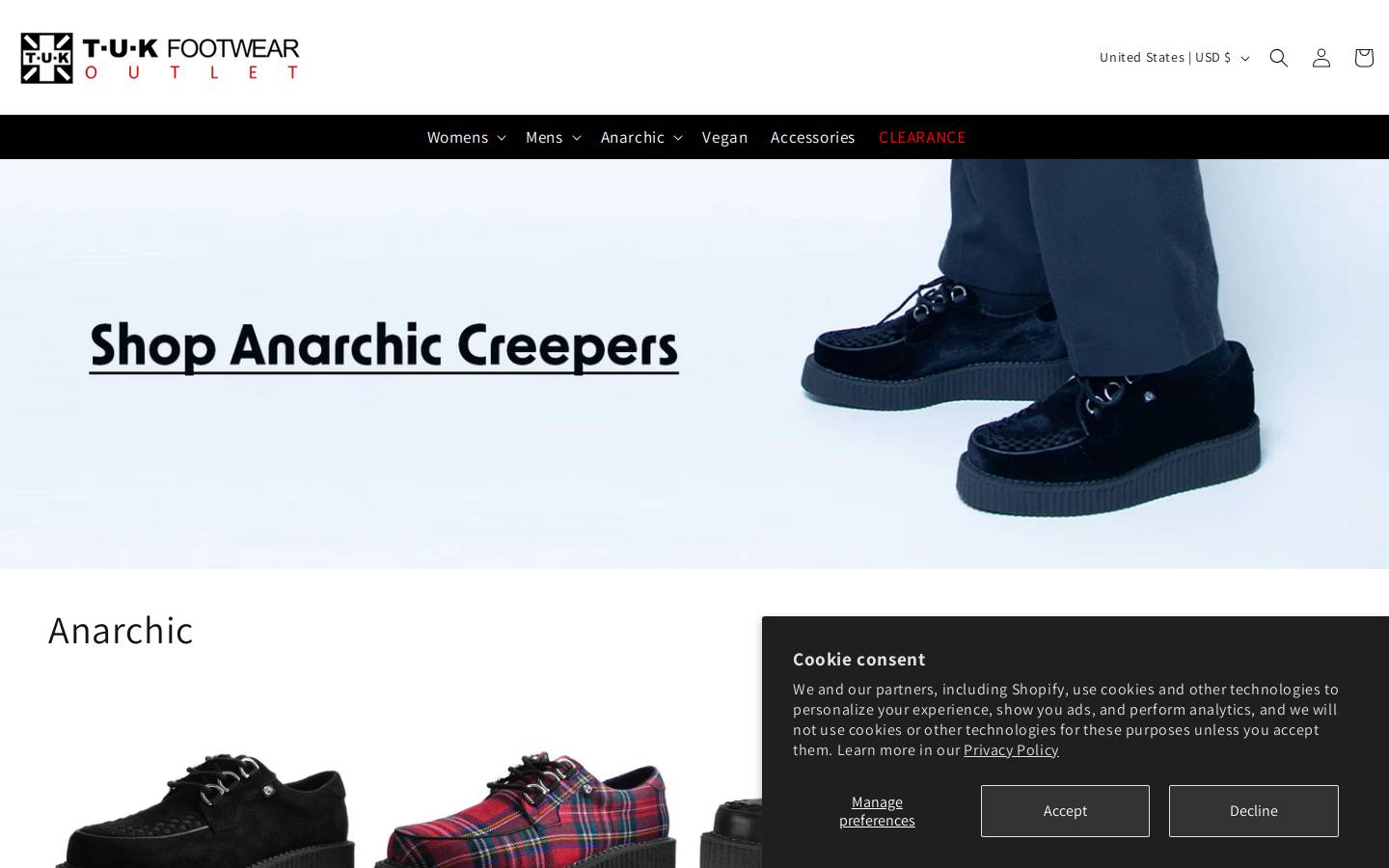 T.U.K., INC. homepage screenshot