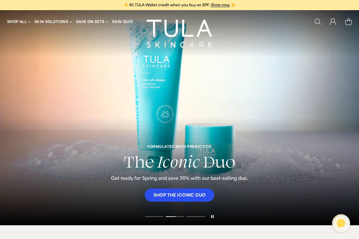 TULA homepage screenshot