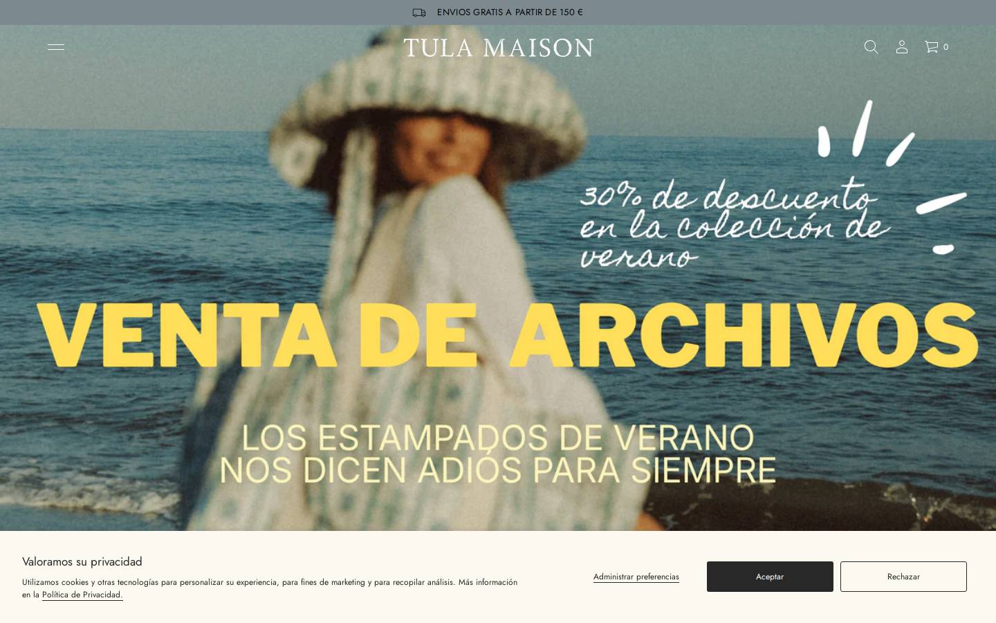 tulamaison.com homepage screenshot