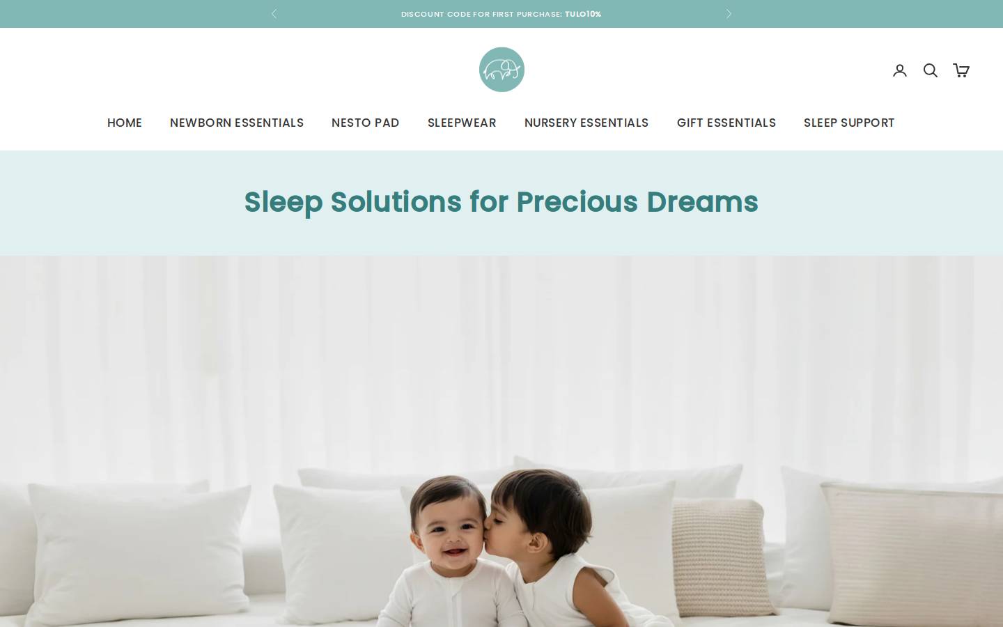 tulobaby.com homepage screenshot