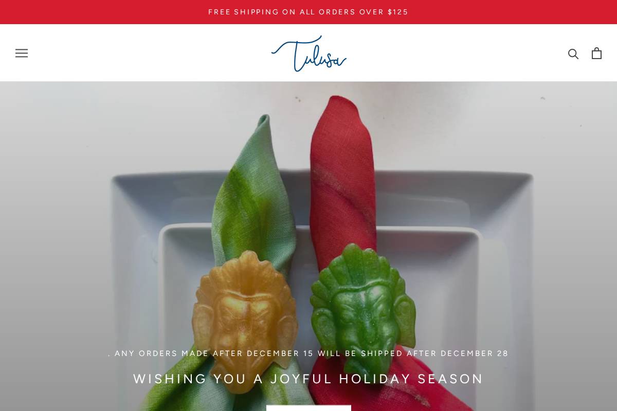 tulusa.com homepage screenshot