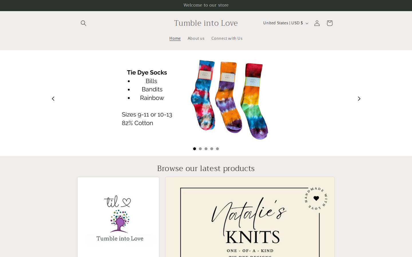 tumbleintolove.com homepage screenshot