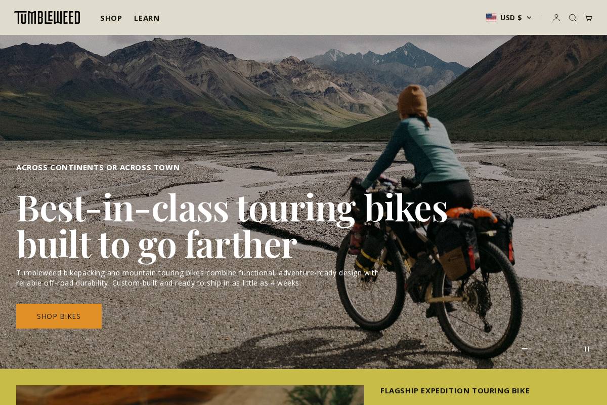 tumbleweed.cc homepage screenshot