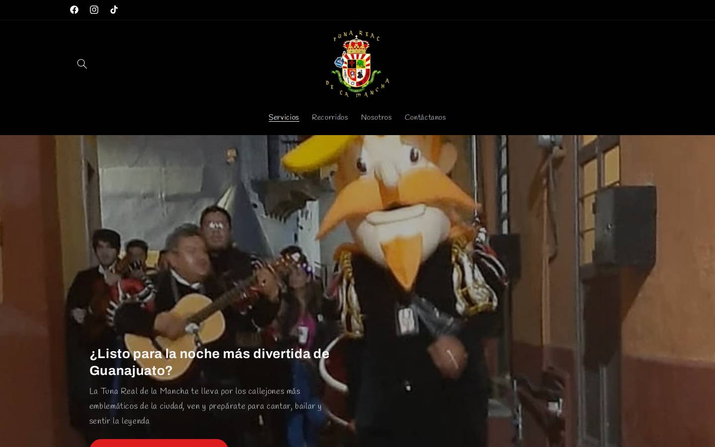 tunarealdelamancha.com homepage screenshot