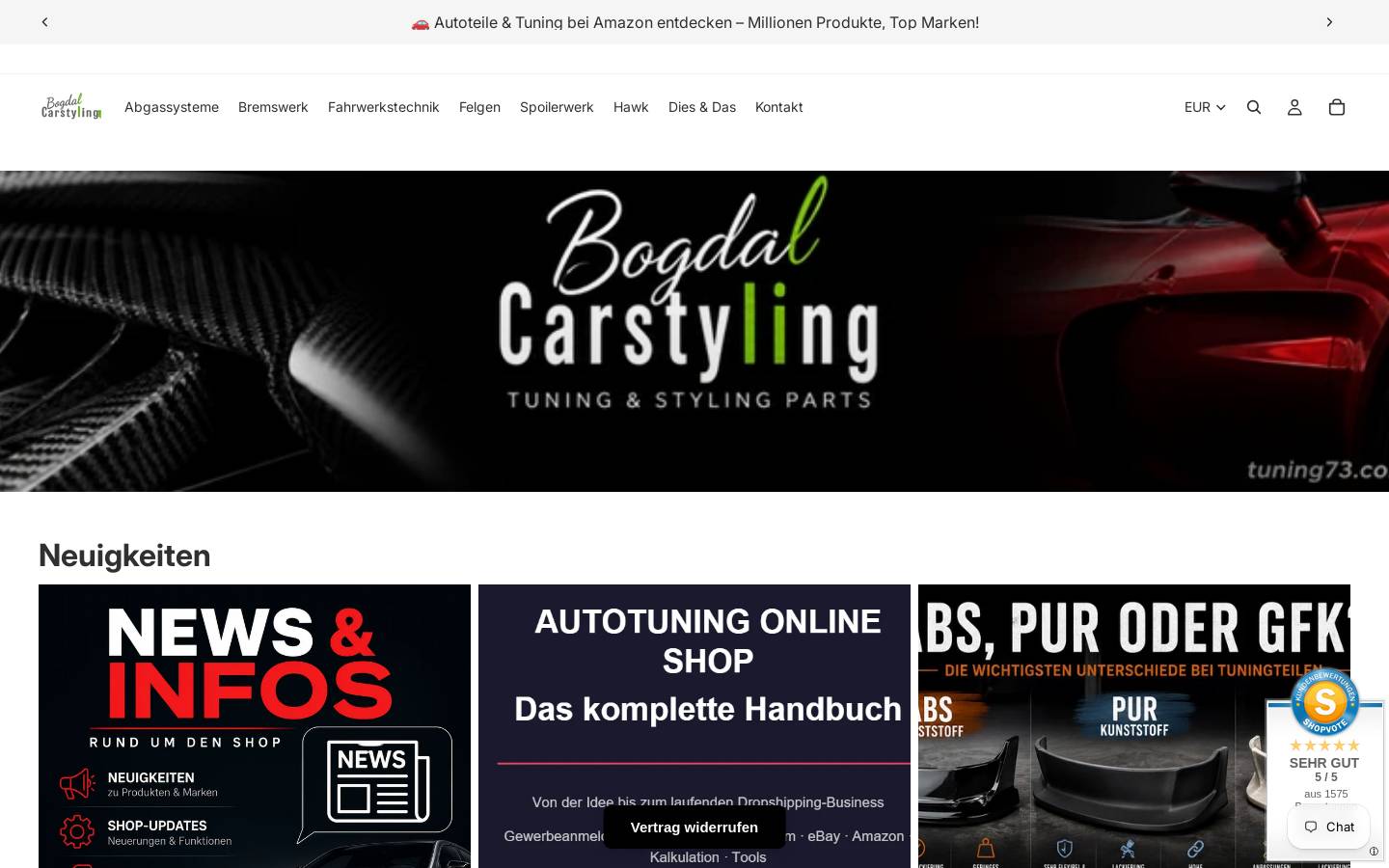 tuning73.com homepage screenshot