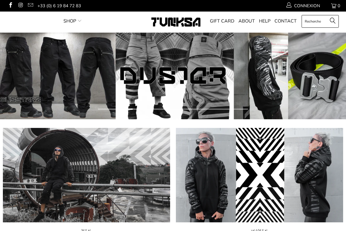 TUNKSA homepage screenshot