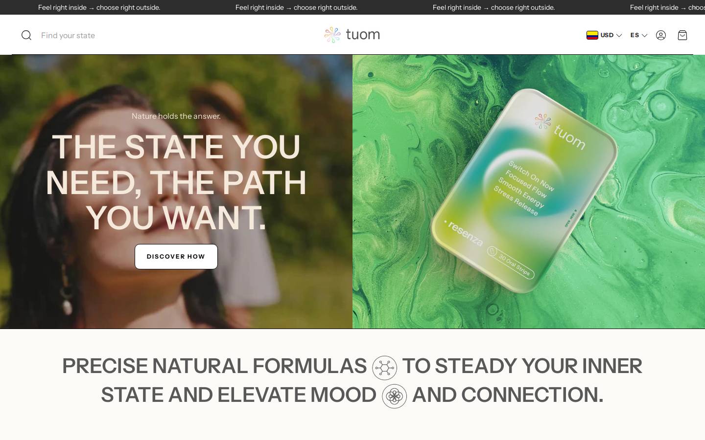 tuom.com homepage screenshot