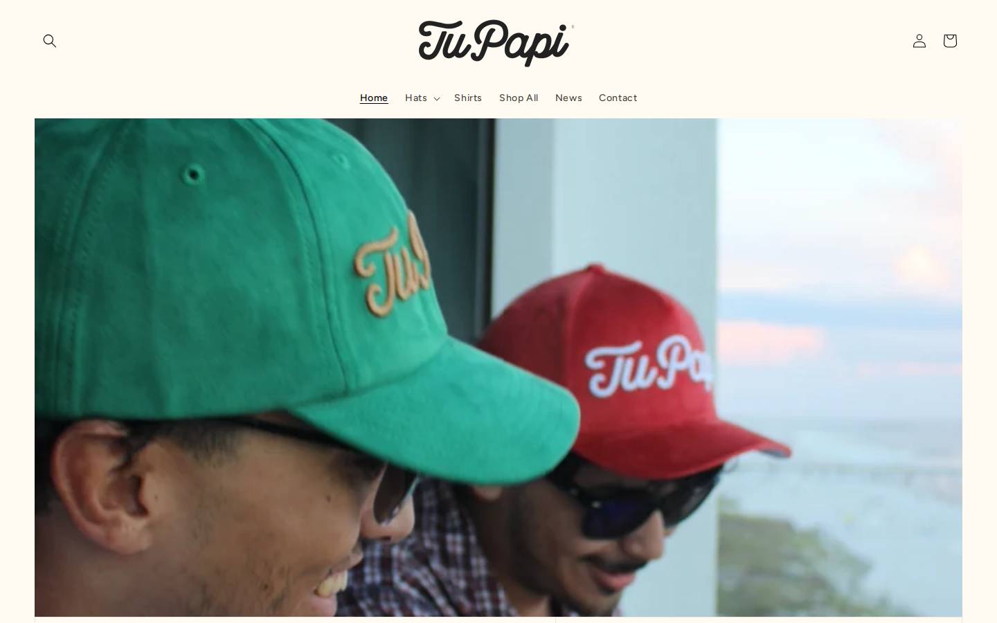 tupapiofficial.com homepage screenshot