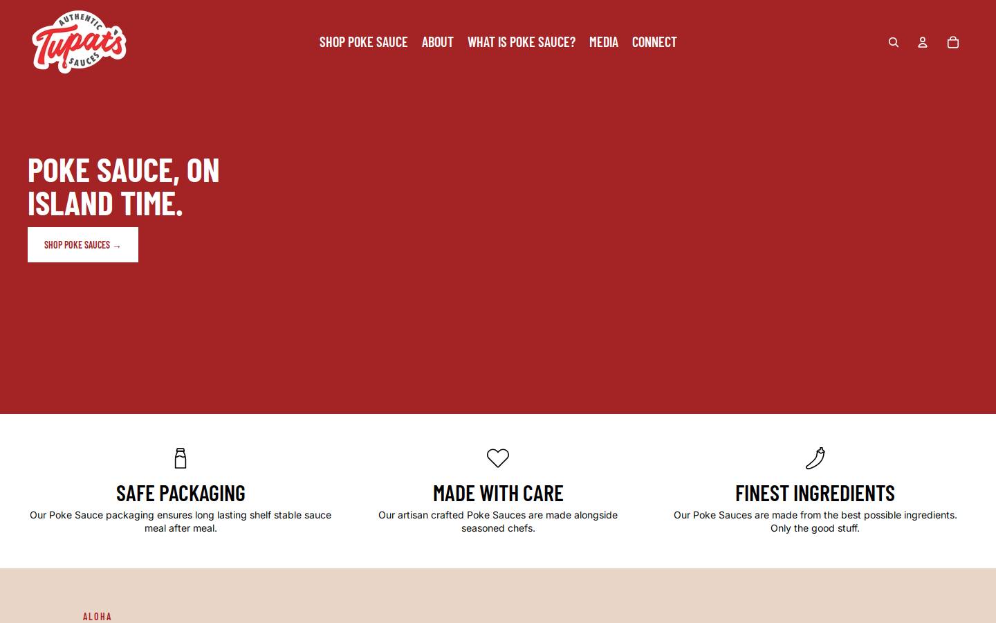 tupats.com homepage screenshot