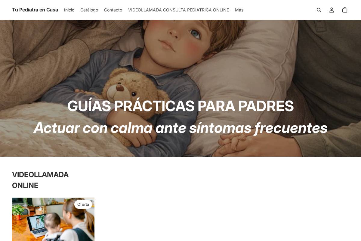 tupediatraentucasa.com homepage screenshot