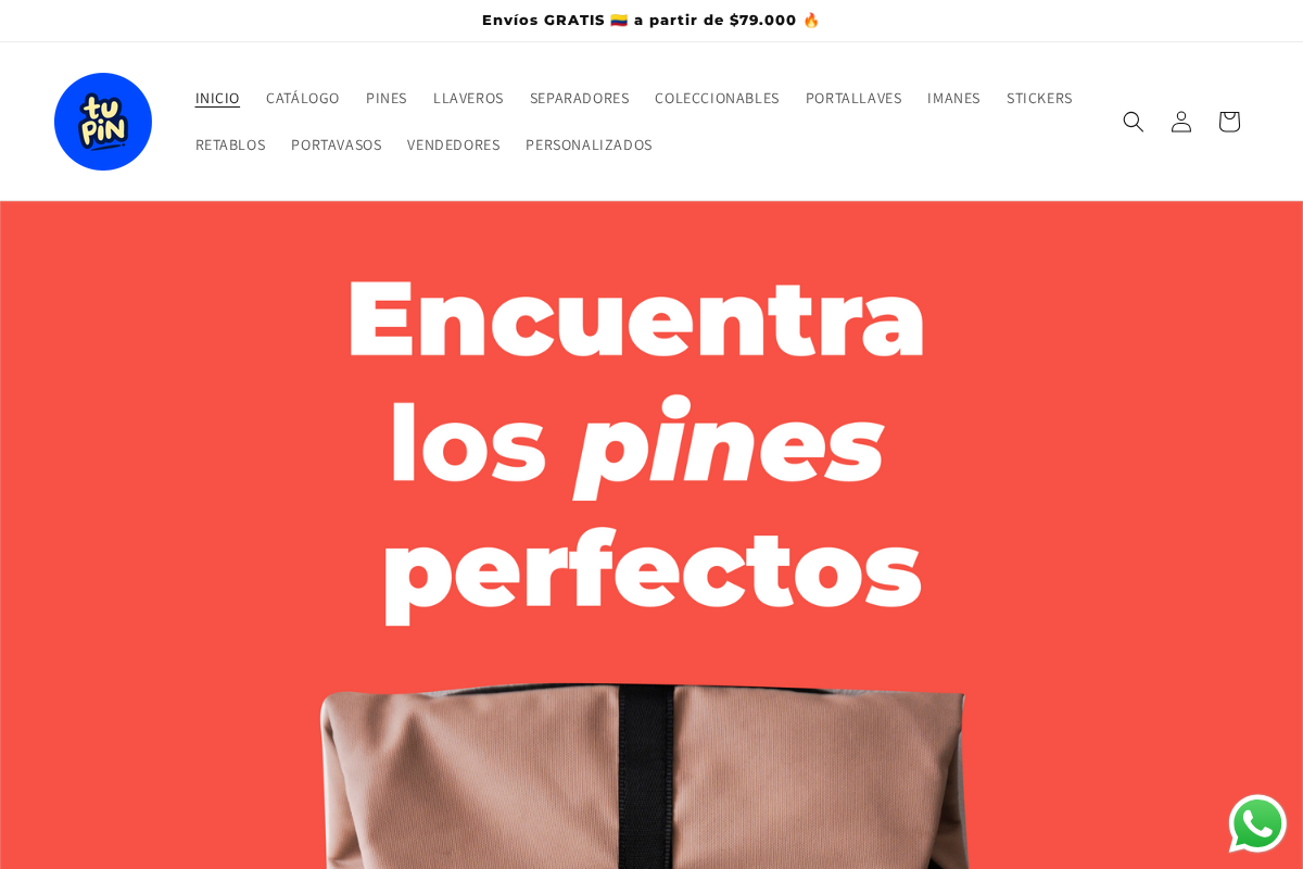 tupin.co homepage screenshot