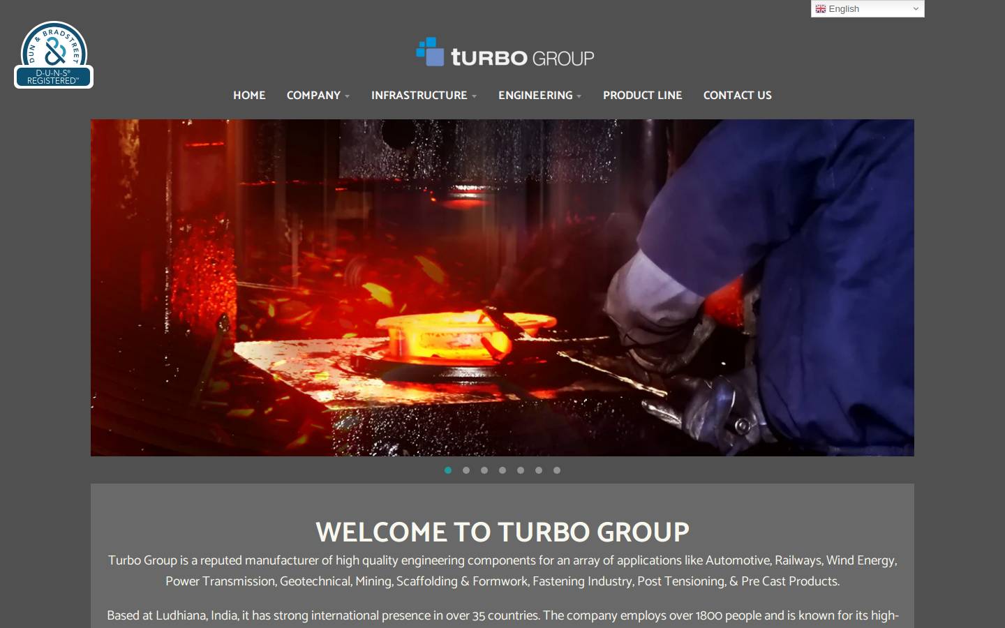 turbogroup.in homepage screenshot