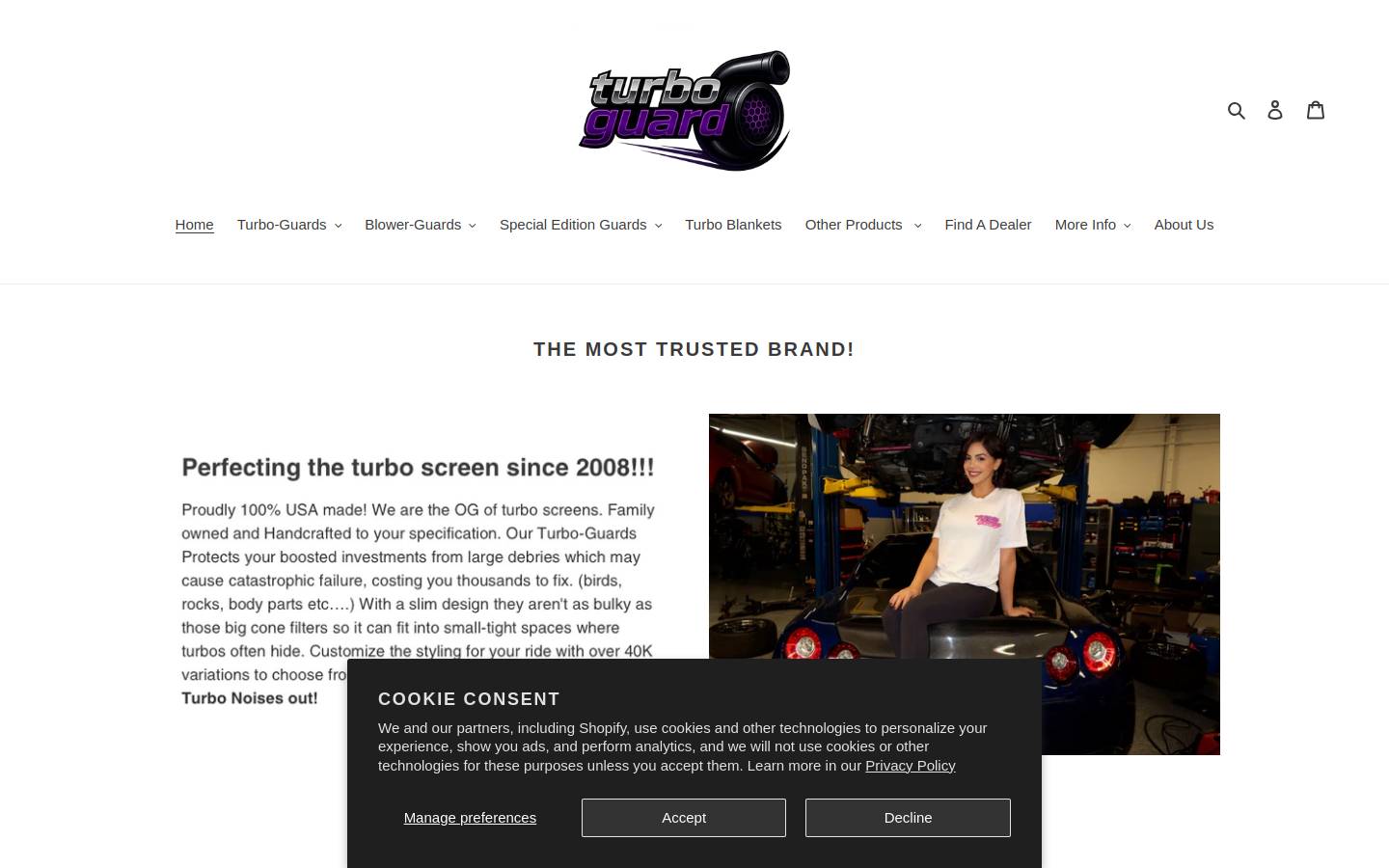turboguard.com homepage screenshot
