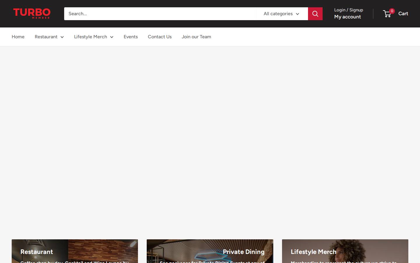 turbomember.com homepage screenshot
