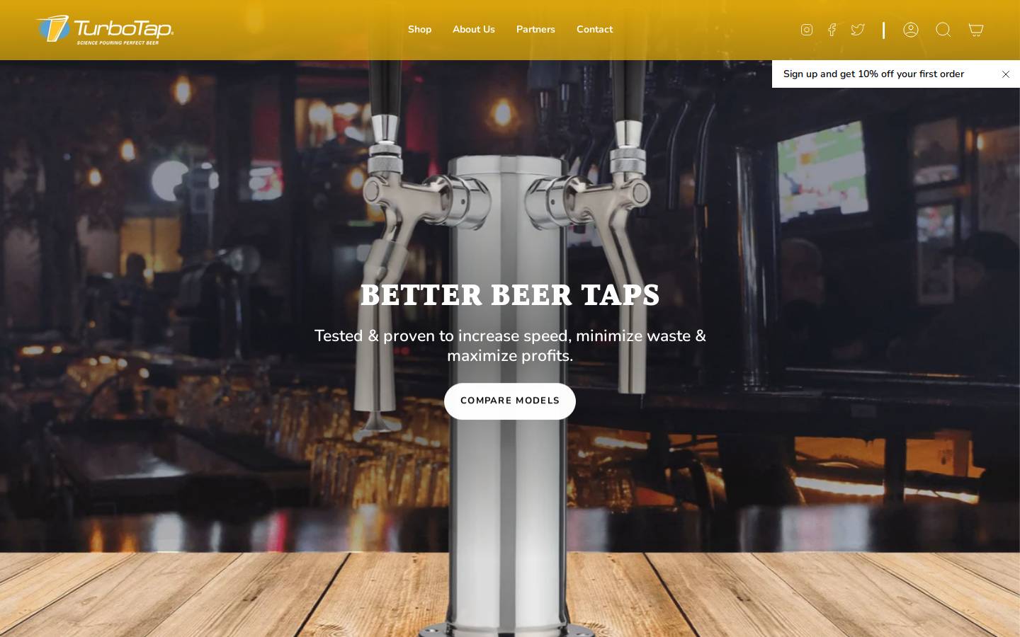 turbotap.com homepage screenshot