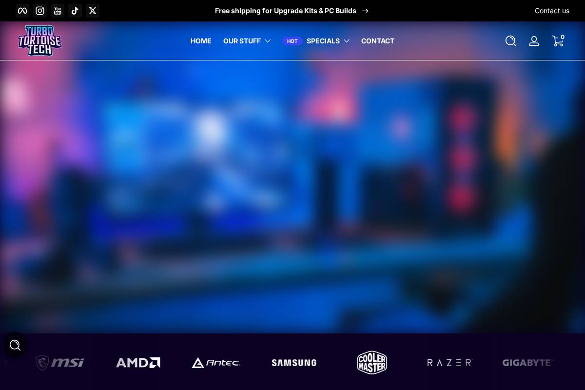 turbotortoise.co.za homepage screenshot