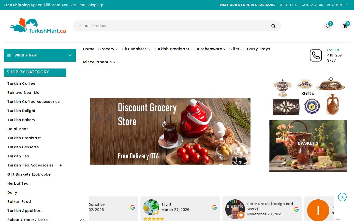 turkishmart.org homepage screenshot