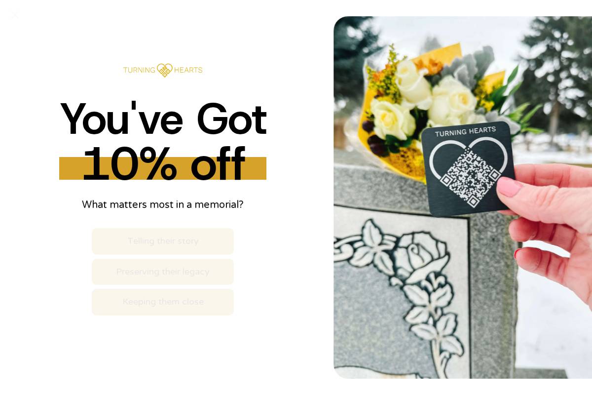 Turninghearts homepage screenshot