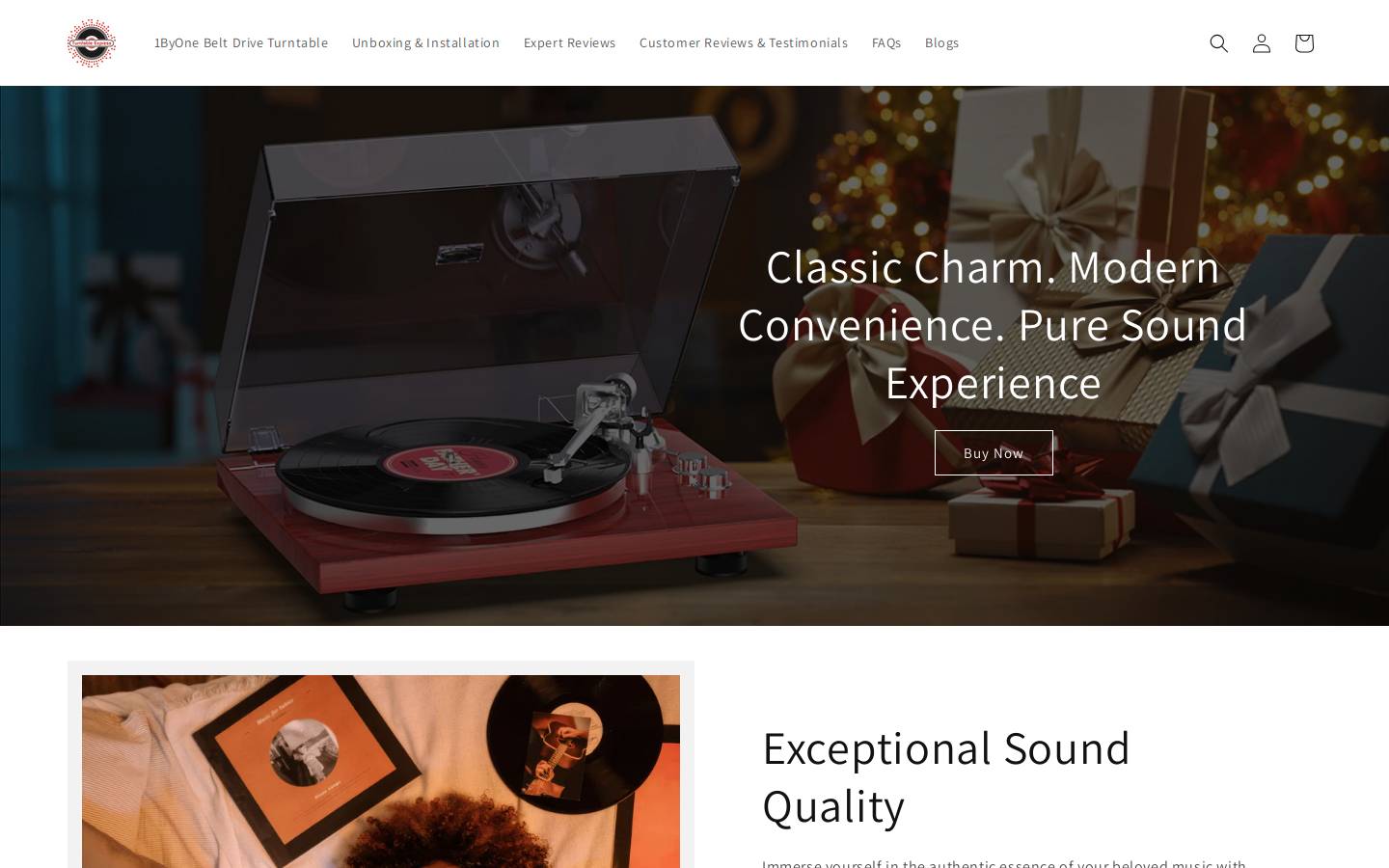 turntableexpress.com homepage screenshot