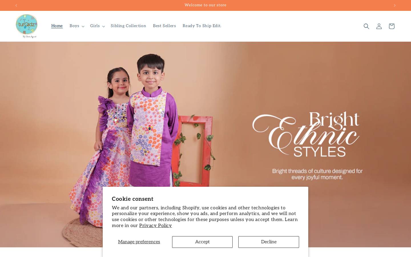 turqidz.in homepage screenshot