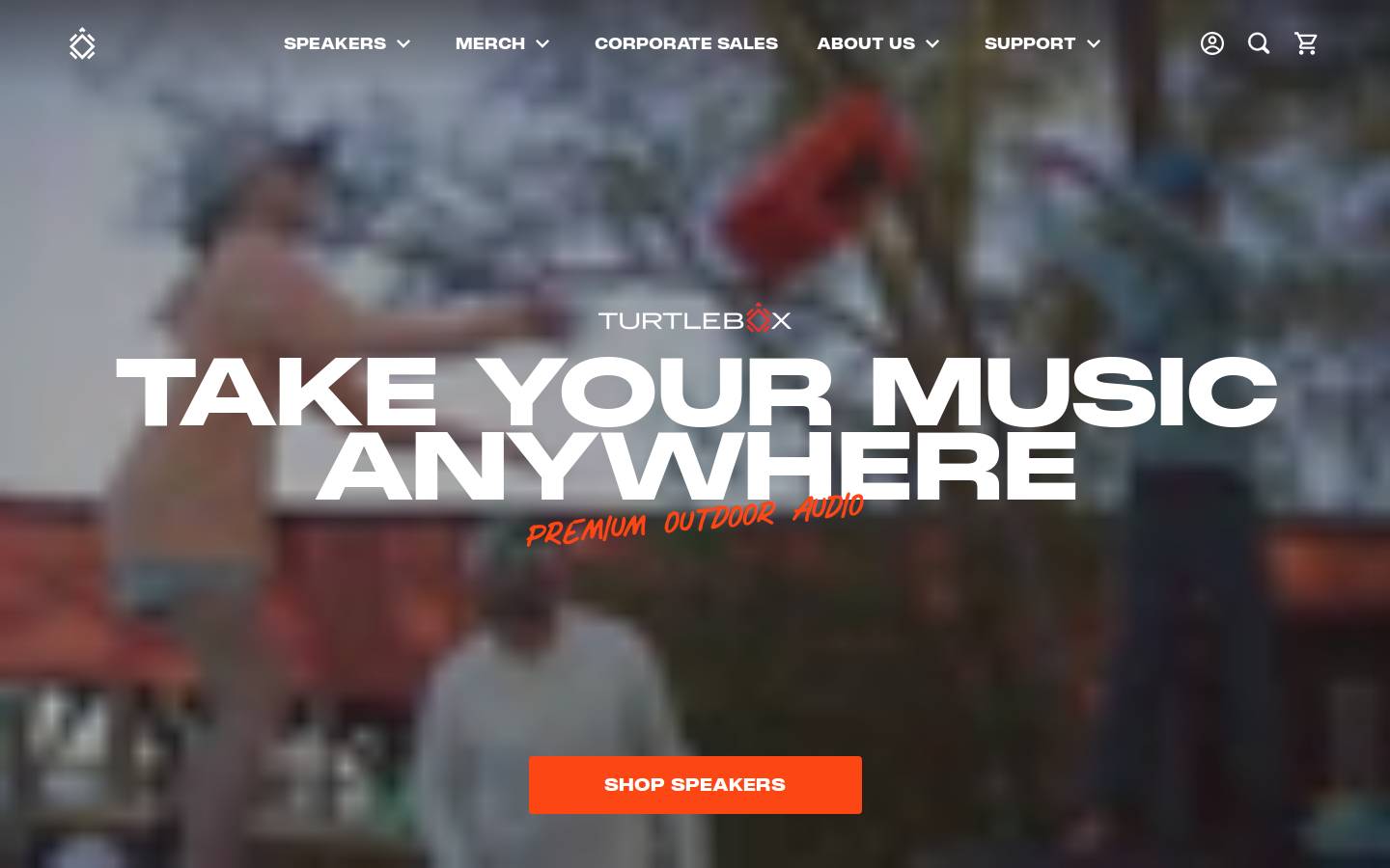 turtleboxaudio.com homepage screenshot