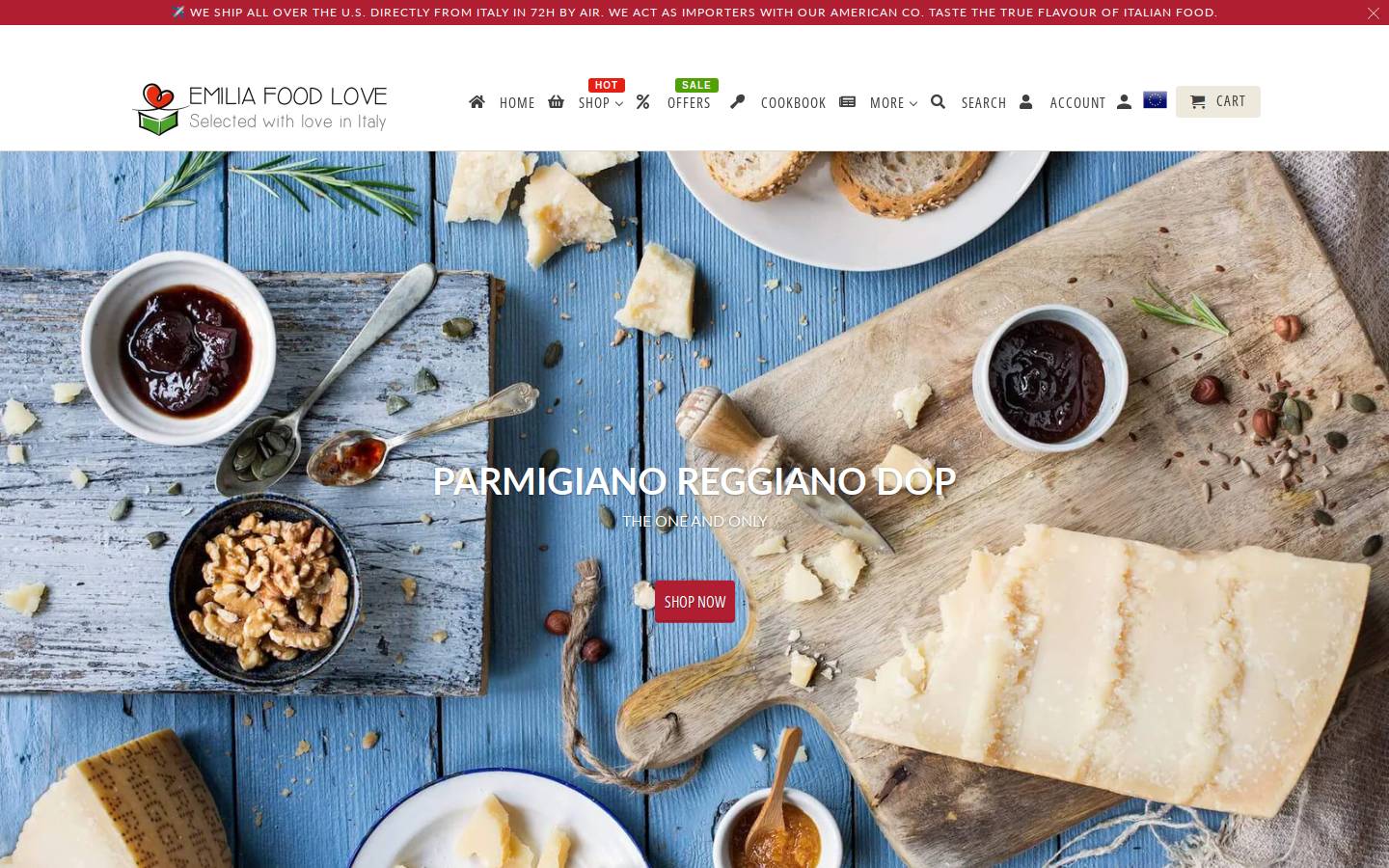 tuscanyfood.love homepage screenshot