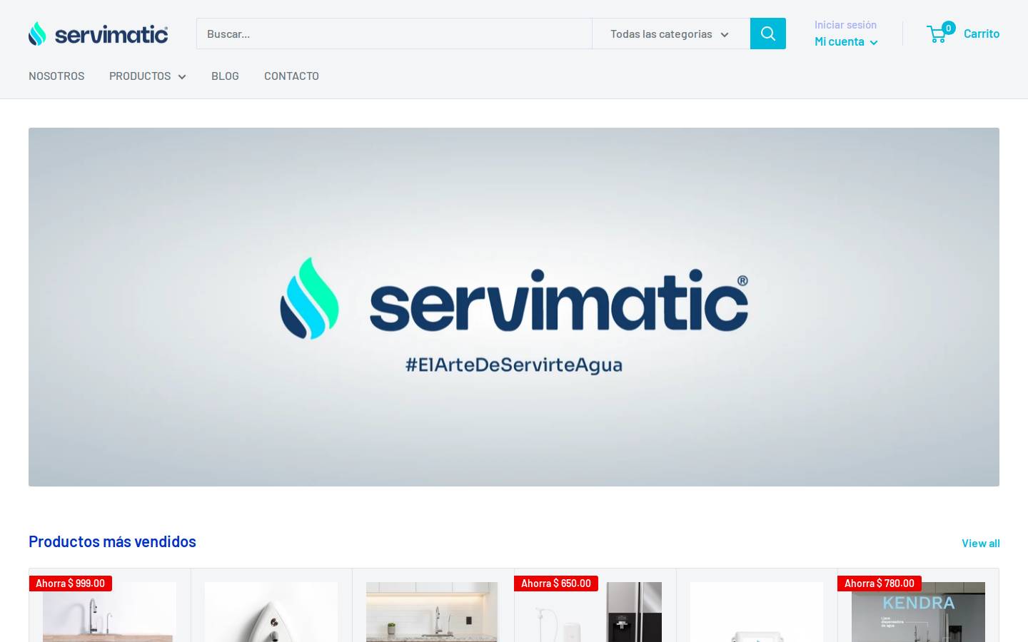 tuservimatic.com homepage screenshot
