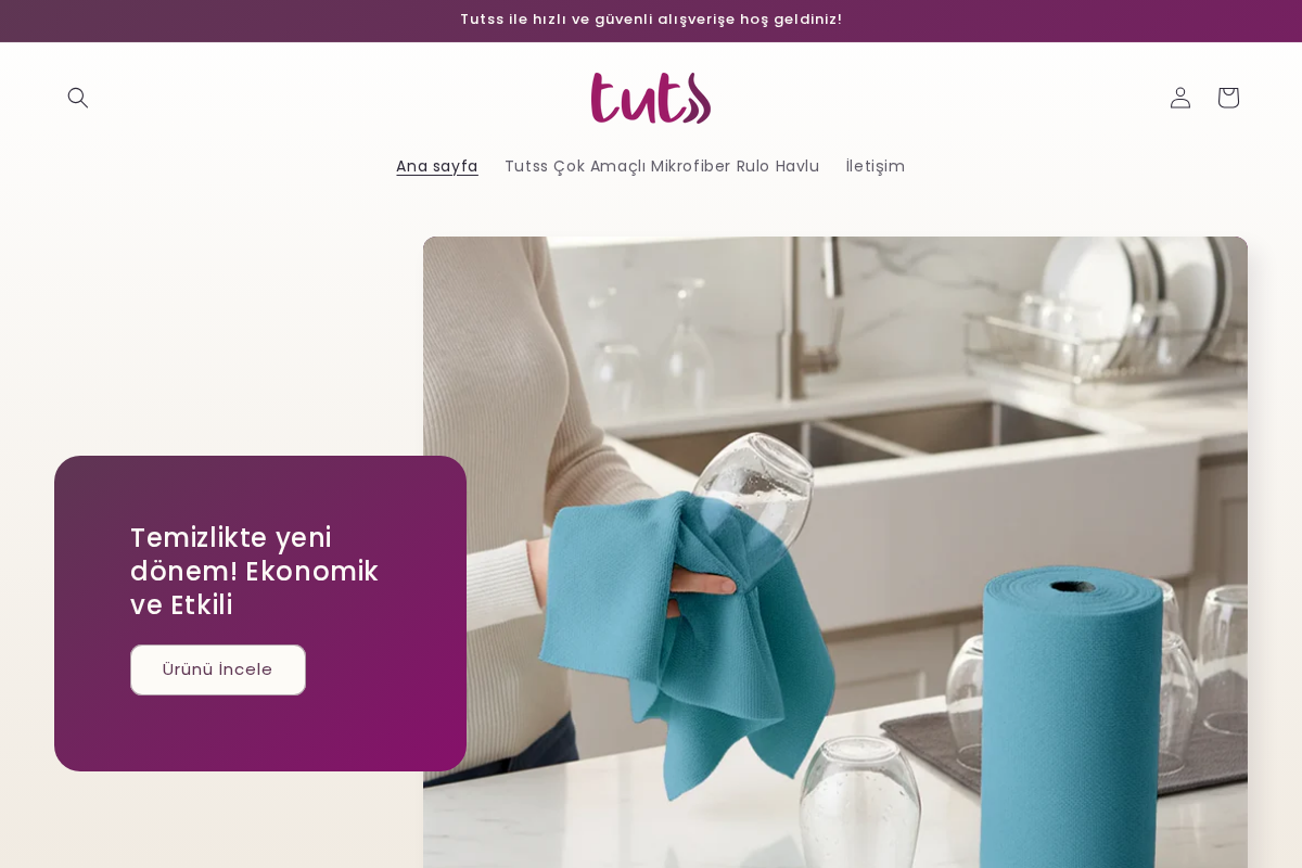 tutss homepage screenshot