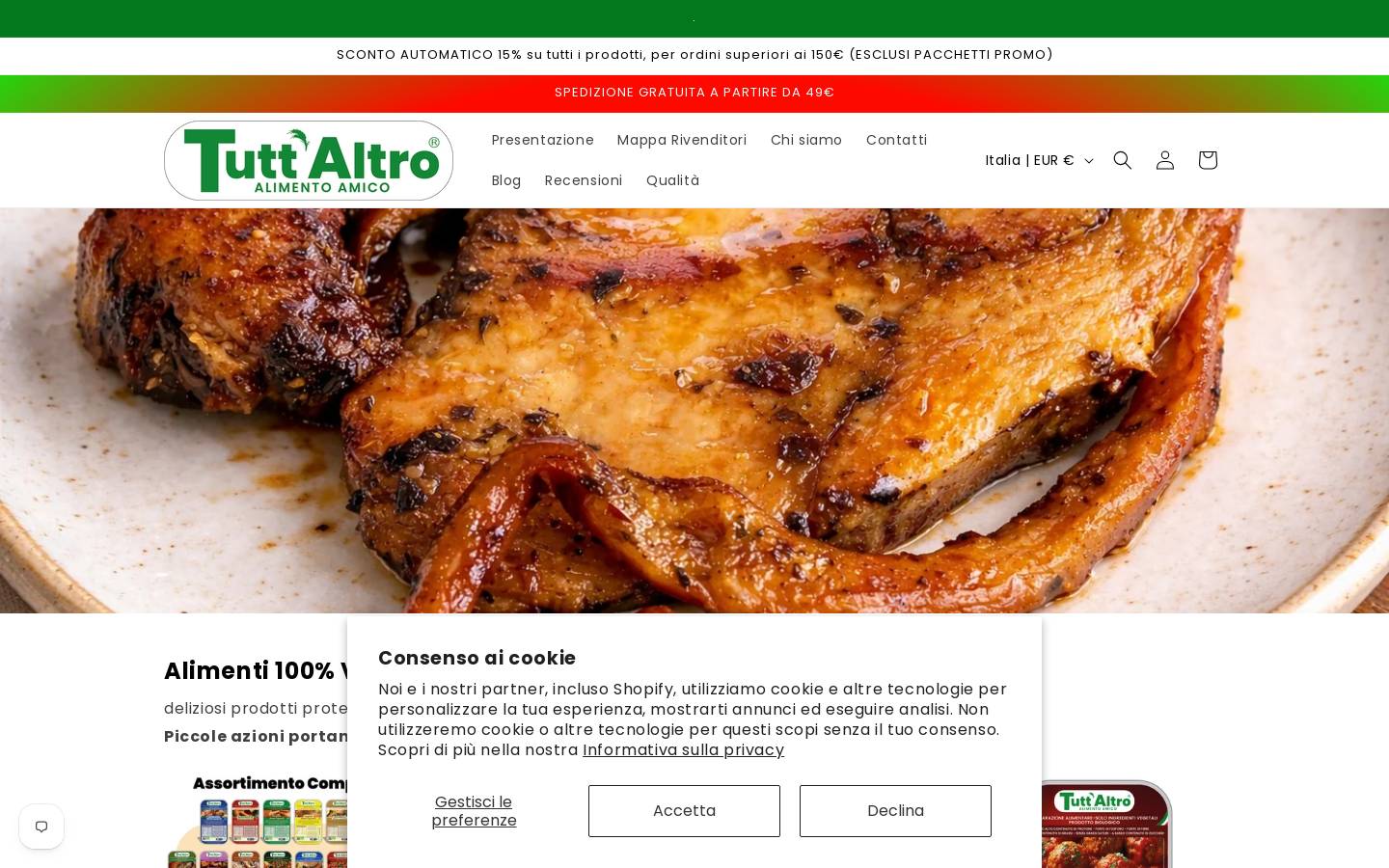 Tuttaltro homepage screenshot