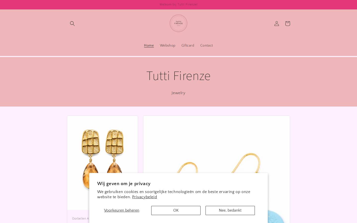 tuttifirenze.nl homepage screenshot