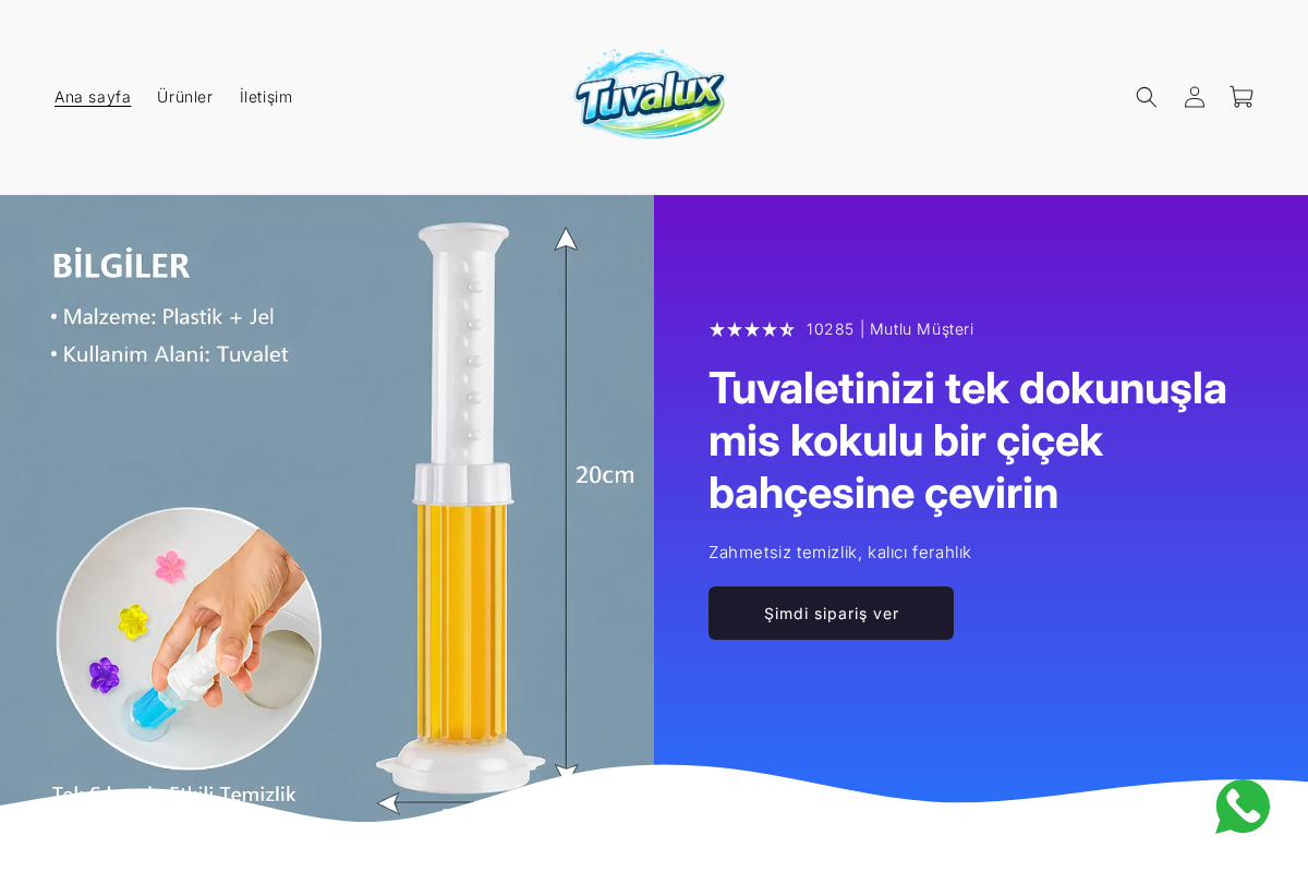 Tuvalux homepage screenshot