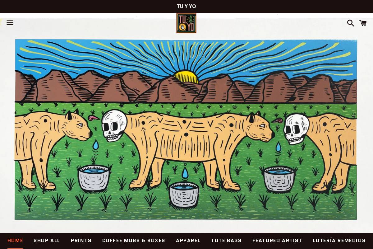 tuyyo.shop homepage screenshot