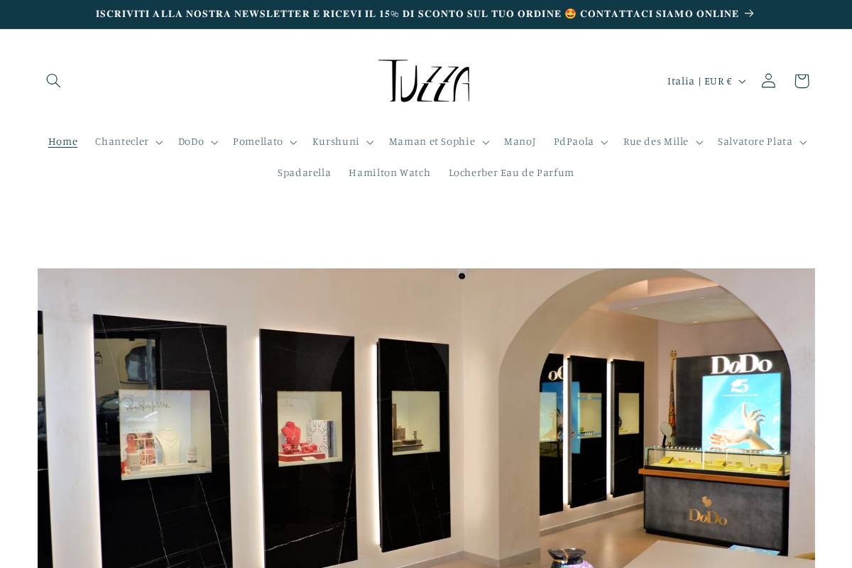 Tuzza  homepage screenshot