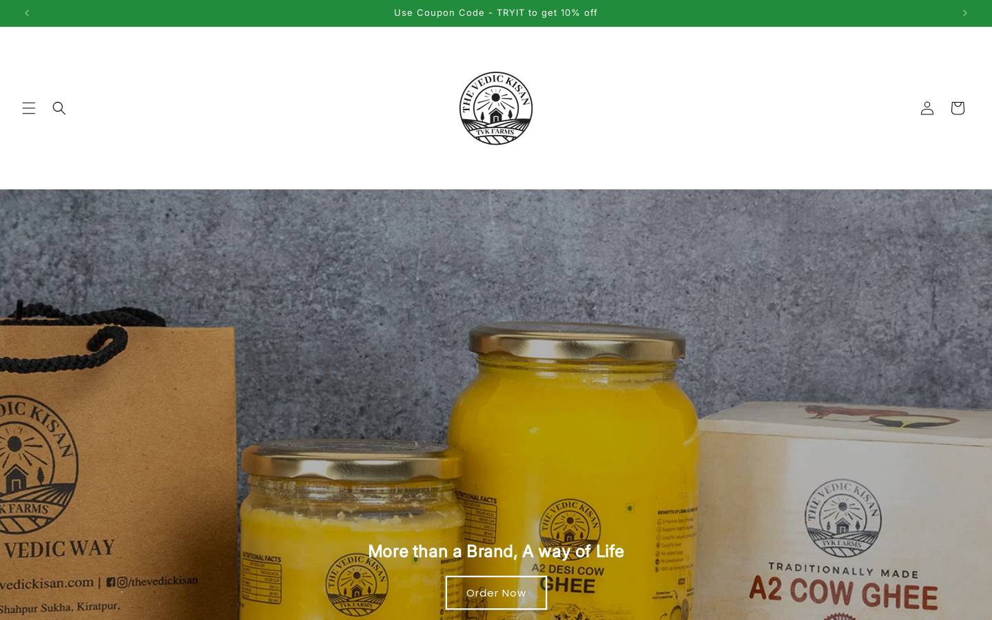 tvkfarms.com homepage screenshot