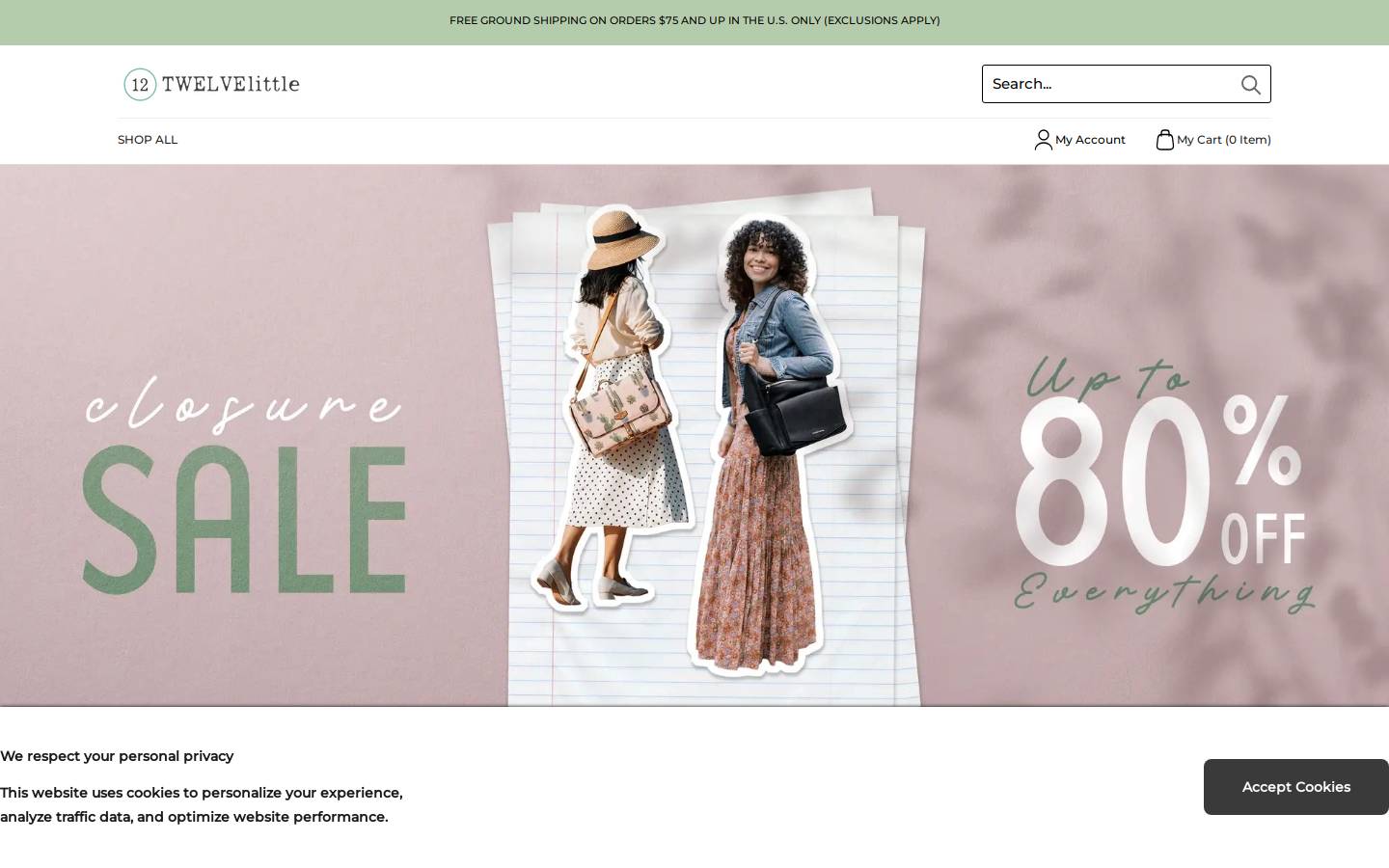 twelvelittle.com homepage screenshot