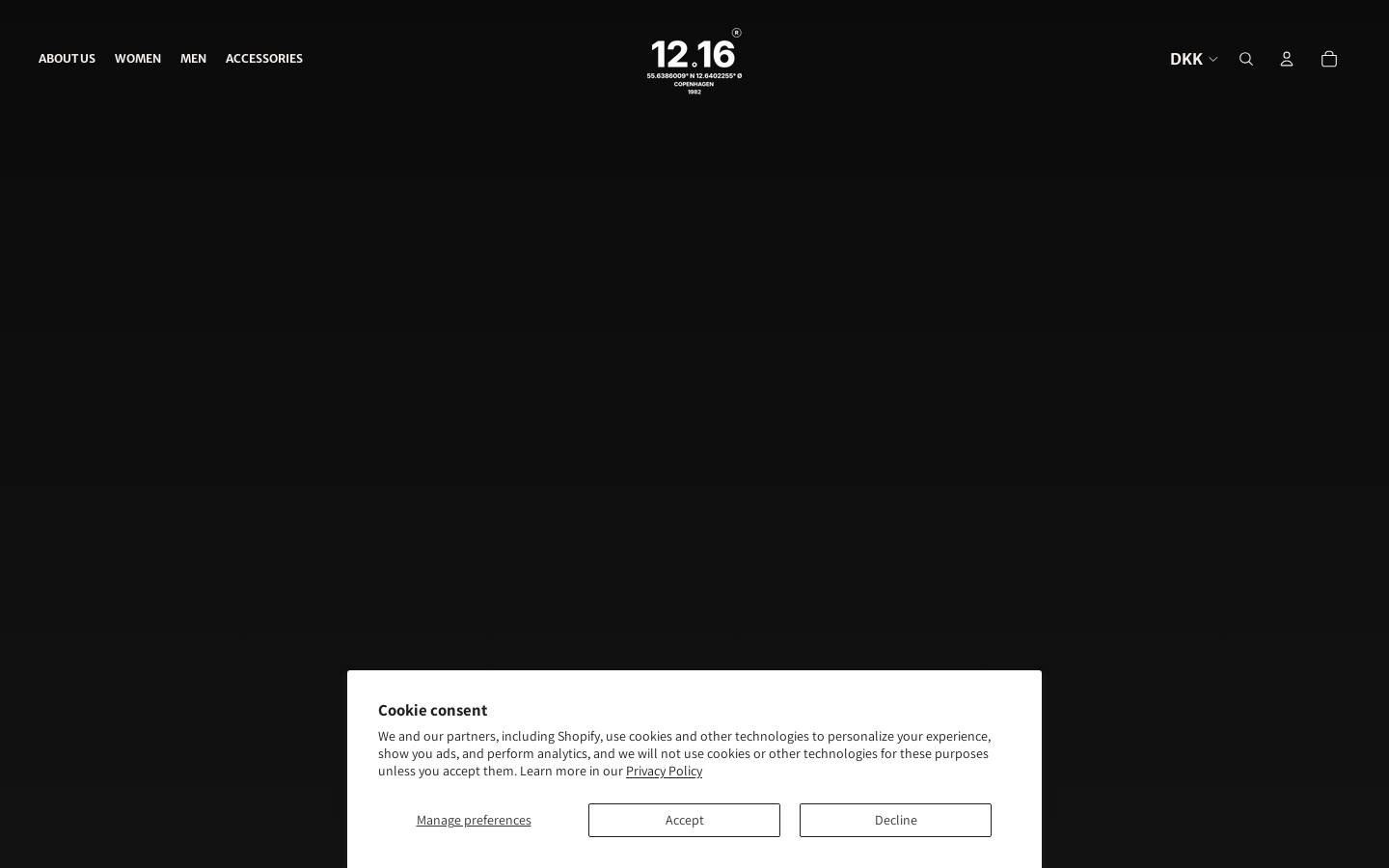 12Sixteen homepage screenshot