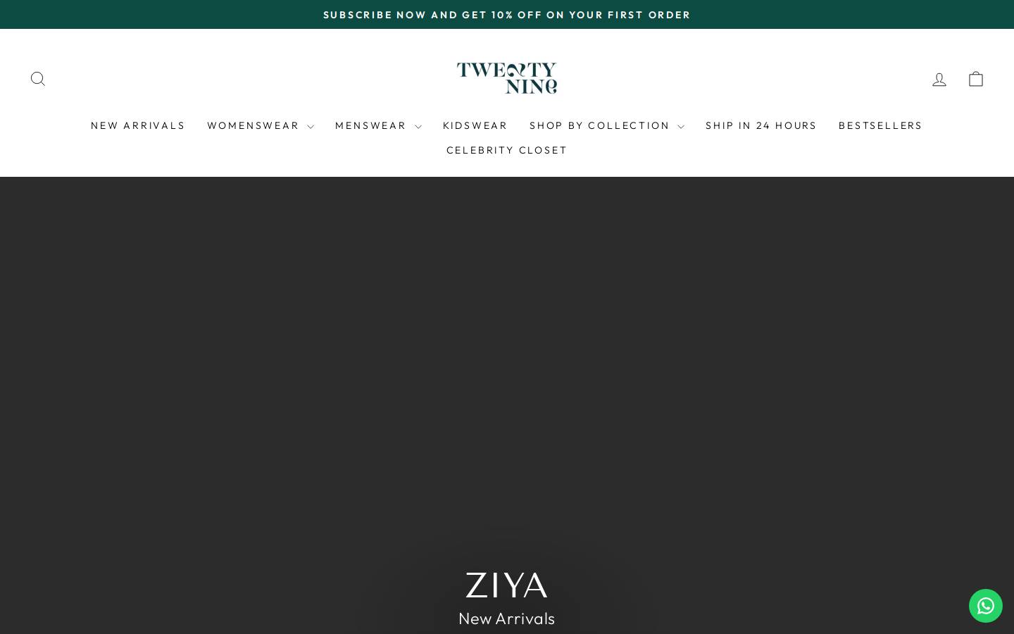 twentynine.co homepage screenshot