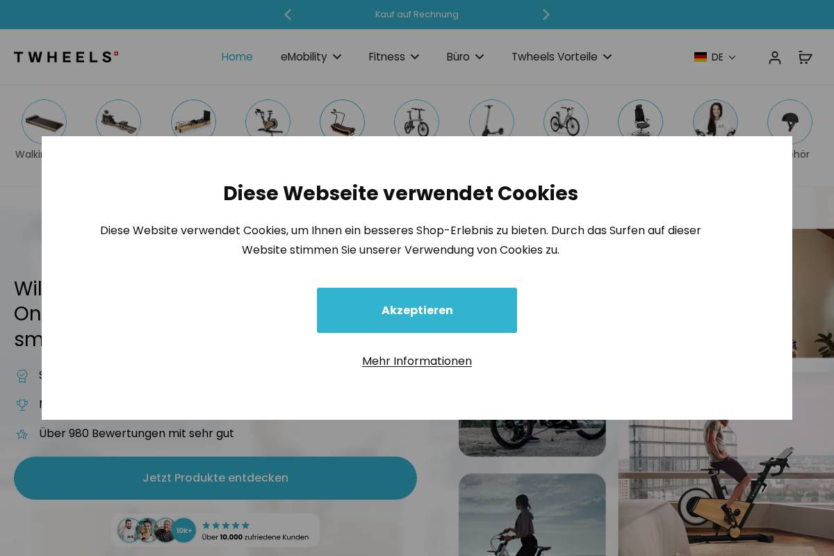 TWHEELS GmbH homepage screenshot