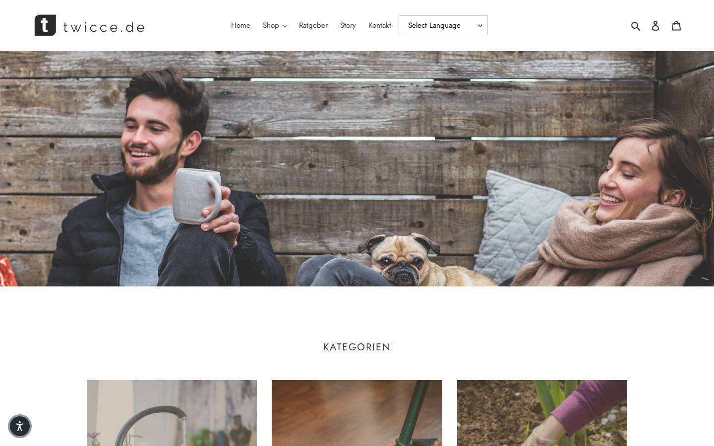 twicce.de homepage screenshot