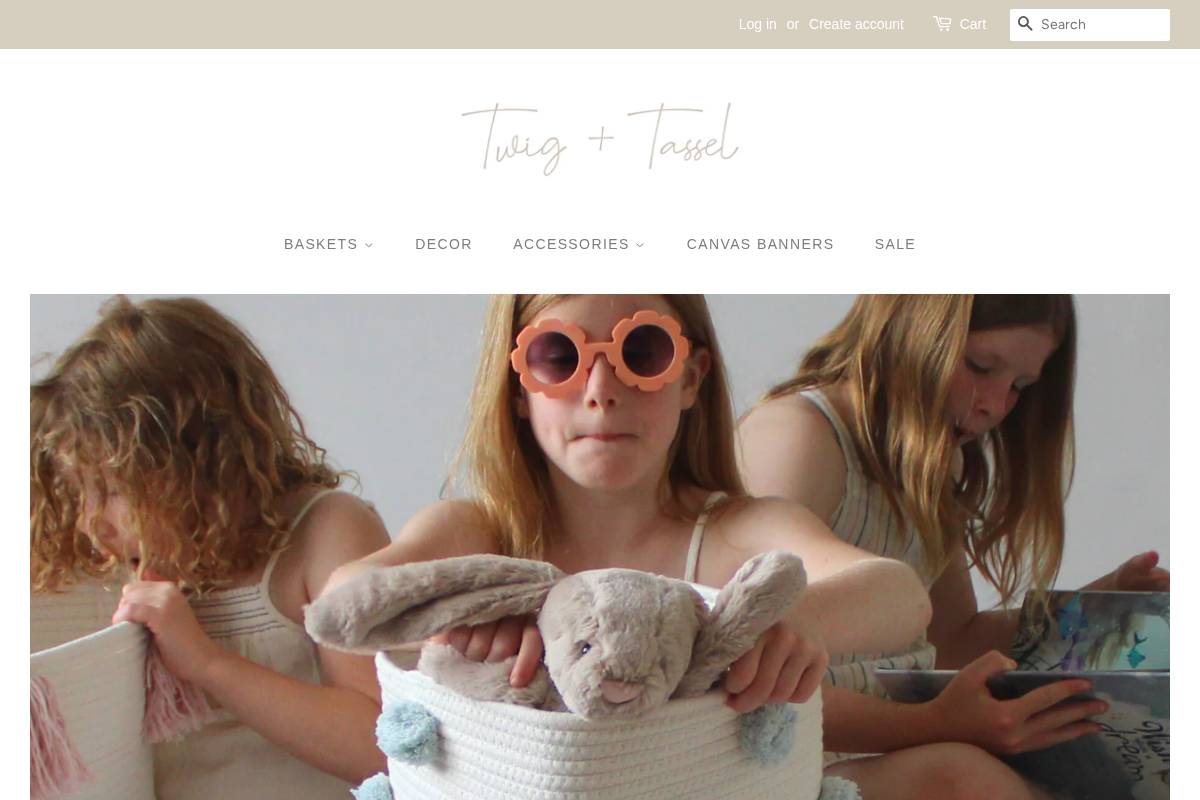 twigandtassel.com homepage screenshot