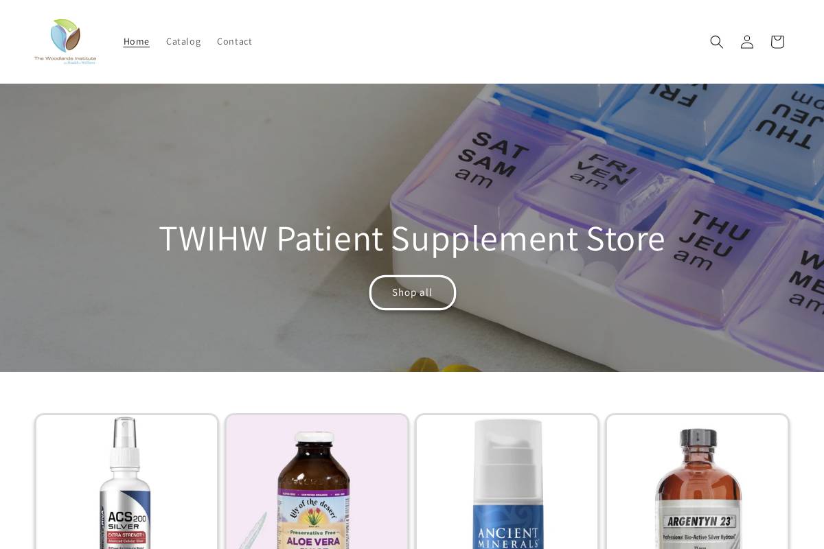 twihwshop.com homepage screenshot