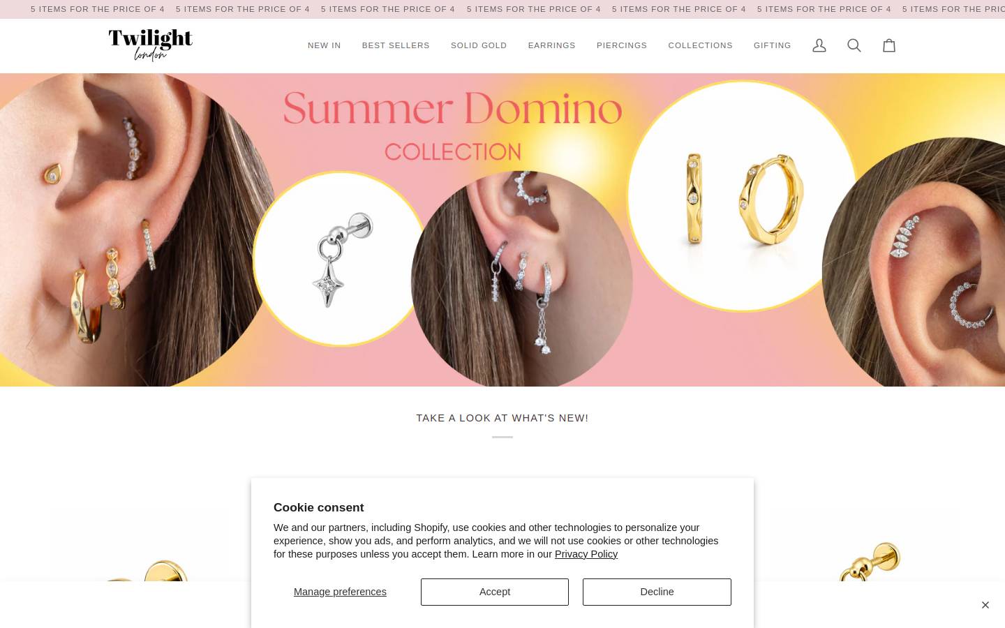 twilightlondon.com homepage screenshot