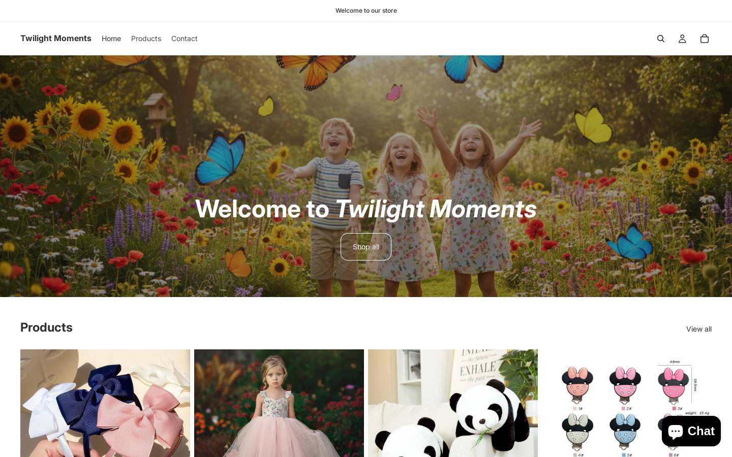 twilightmoments.com homepage screenshot