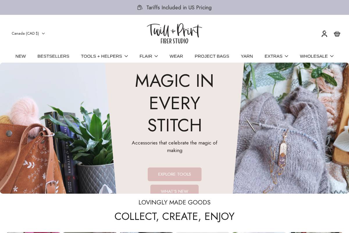 twillandprint.com homepage screenshot