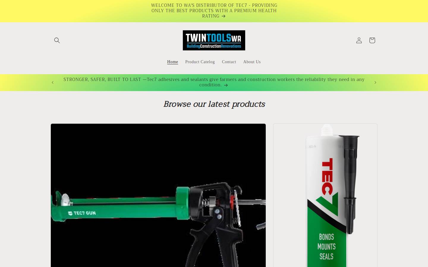 twin-tools.com homepage screenshot