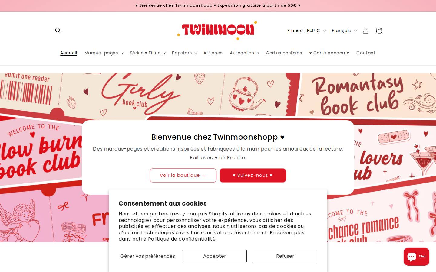 twinmoonshopp.com homepage screenshot